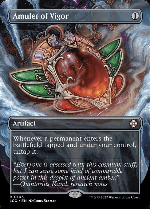精力の護符/Amulet of Vigor [LCC][ボーダーレス][FOIL]