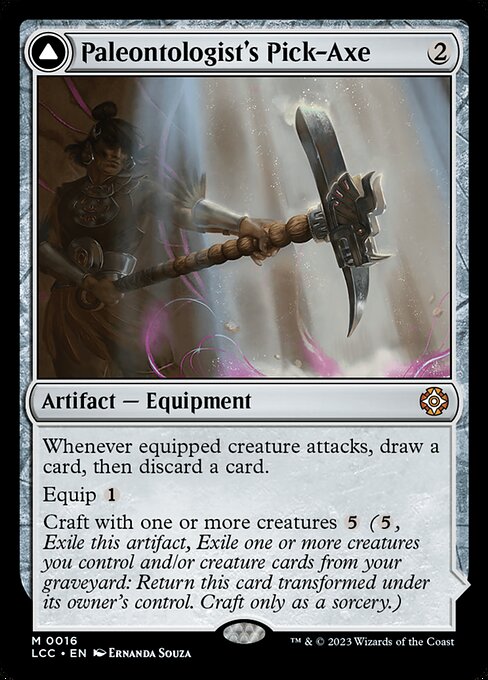 古生物学者のツルハシ/Paleontologist's Pick-Axe - 恐竜の頭飾り/Dinosaur Headdress [LCC][FOIL]