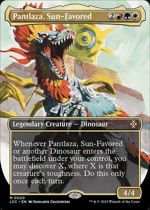 太陽の寵児、パントラザ/Pantlaza, Sun-Favored [LCC][ボーダーレス][FOIL]