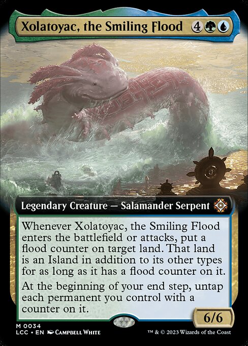 微笑む水害、ゾラトヤク/Xolatoyac, the Smiling Flood [LCC][拡張アート][FOIL]