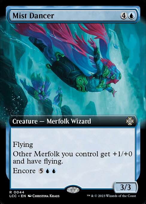 霧の踊り手/Mist Dancer [LCC][拡張アート][FOIL]