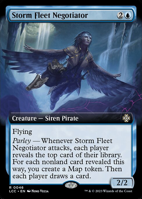 風雲艦隊の交渉人/Storm Fleet Negotiator [LCC][拡張アート][FOIL]