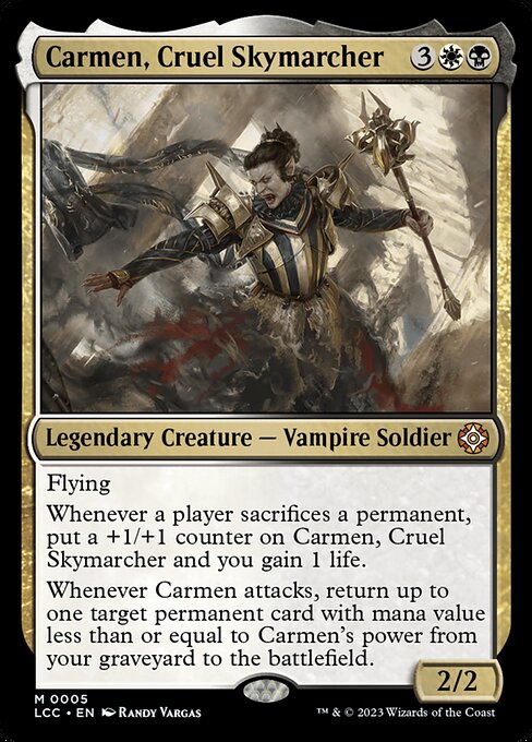 残忍な空渡り、カルメン/Carmen, Cruel Skymarcher [LCC][FOIL]