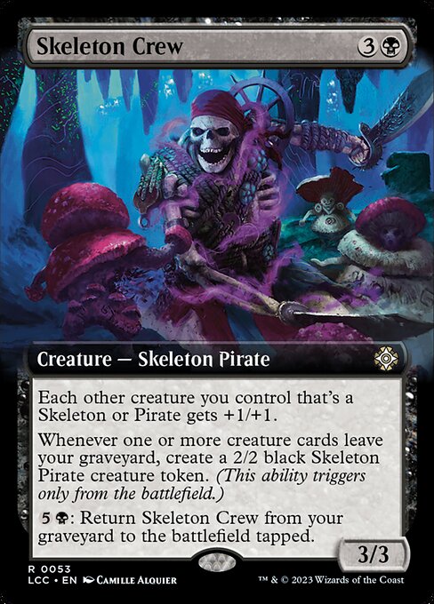 骸骨の船員/Skeleton Crew [LCC][拡張アート][FOIL]