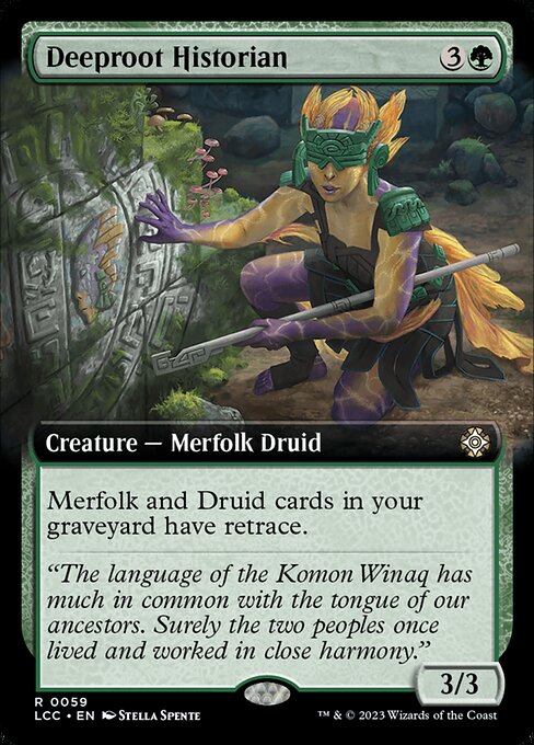 深根の歴史家/Deeproot Historian [LCC][拡張アート][FOIL]