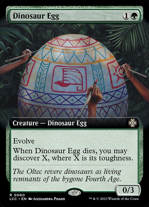 恐竜の卵/Dinosaur Egg [LCC][拡張アート][FOIL]