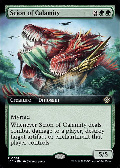 災厄の末裔/Scion of Calamity [LCC][拡張アート][FOIL]