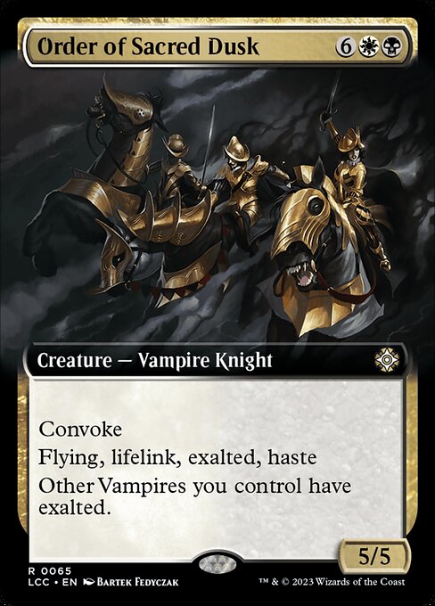 聖なる薄暮の騎士団/Order of Sacred Dusk [LCC][拡張アート][FOIL]