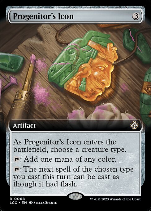 太祖の象徴/Progenitor's Icon [LCC][拡張アート][FOIL]
