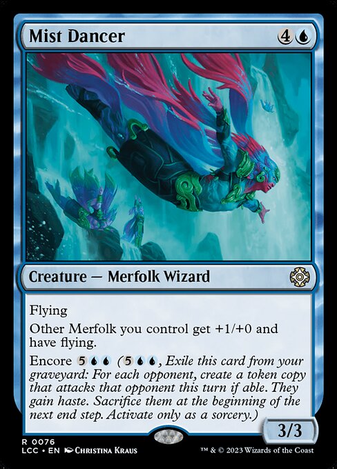 霧の踊り手/Mist Dancer [LCC][FOIL]