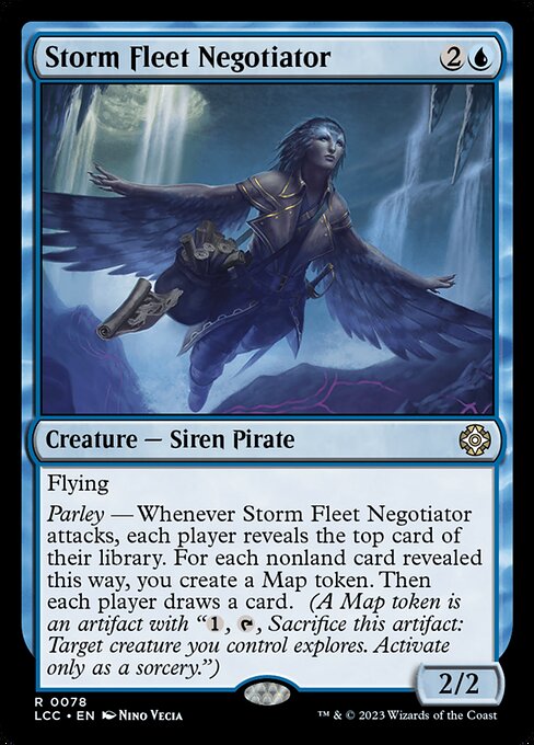 風雲艦隊の交渉人/Storm Fleet Negotiator [LCC][FOIL]