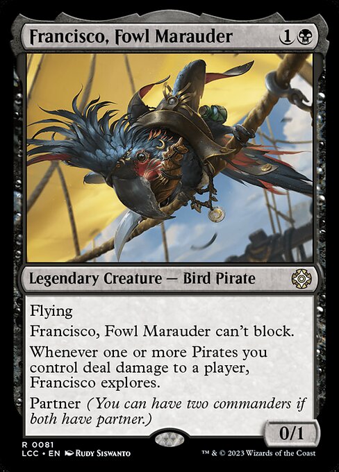 鸚鵡の匪賊、フランシスコ/Francisco, Fowl Marauder [LCC][FOIL]