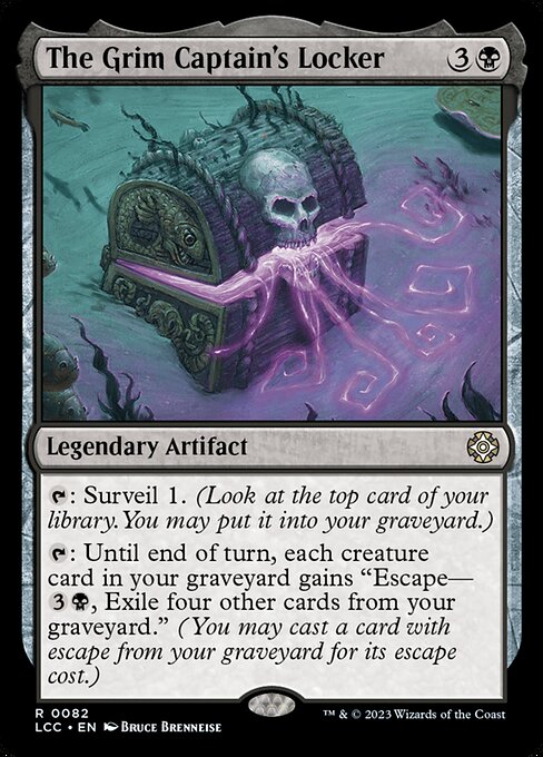 不気味な船長の宝箱/The Grim Captain's Locker [LCC][FOIL]
