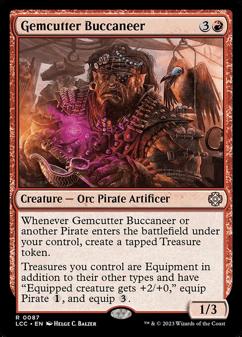 宝石切りの海賊/Gemcutter Buccaneer [LCC][FOIL]