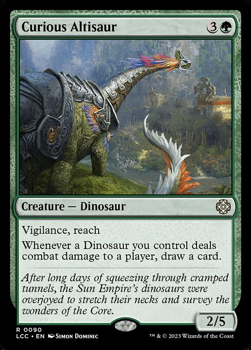 好奇心旺盛なアルティサウルス/Curious Altisaur [LCC][FOIL]