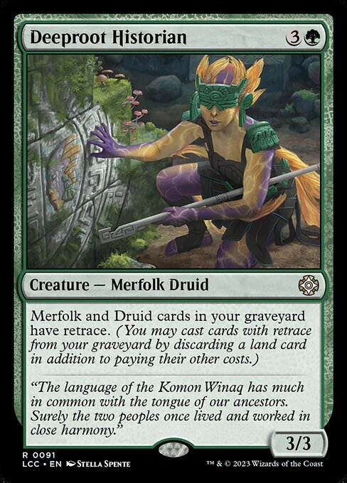 深根の歴史家/Deeproot Historian [LCC][FOIL]