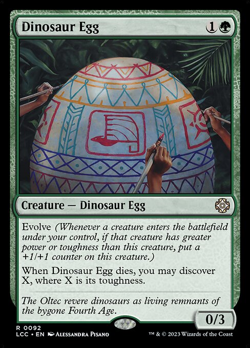 恐竜の卵/Dinosaur Egg [LCC][FOIL]