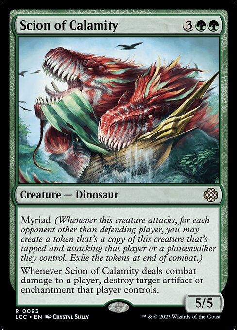 災厄の末裔/Scion of Calamity [LCC][FOIL]