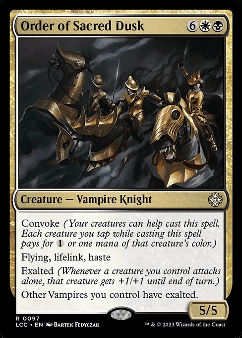 聖なる薄暮の騎士団/Order of Sacred Dusk [LCC][FOIL]