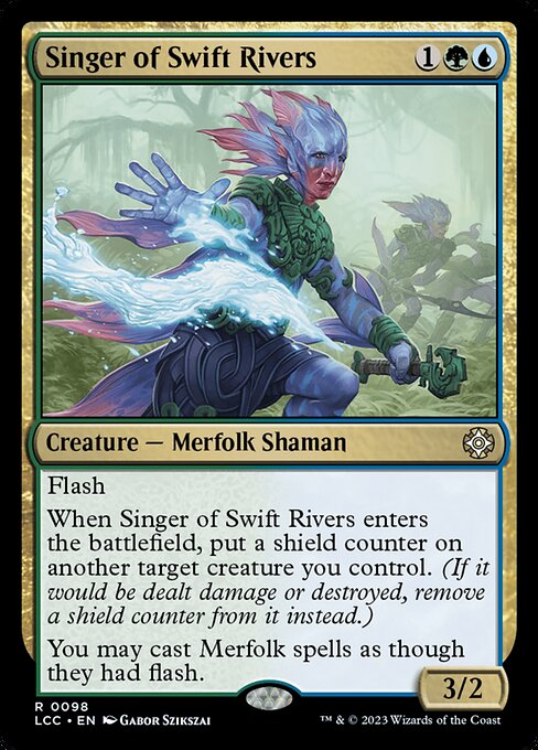 急流の歌い手/Singer of Swift Rivers [LCC][FOIL]