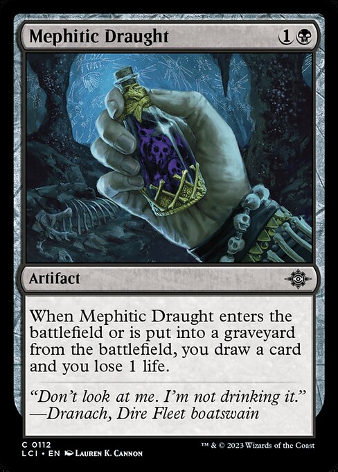 毒気の薬/Mephitic Draught [LCI] [FOIL]