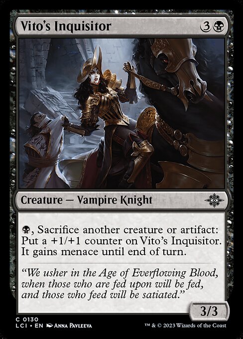 ヴィトの審問官/Vito's Inquisitor [LCI] [FOIL]