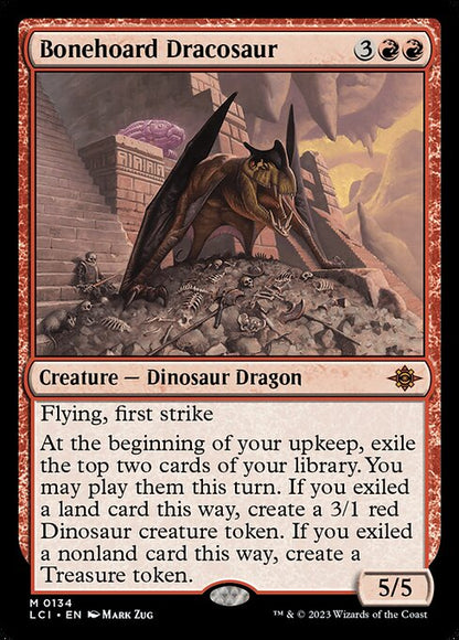 骨集めのドラコサウルス/Bonehoard Dracosaur [LCI] [FOIL]