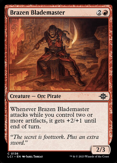 鉄面連合の刃使い/Brazen Blademaster [LCI] [FOIL]