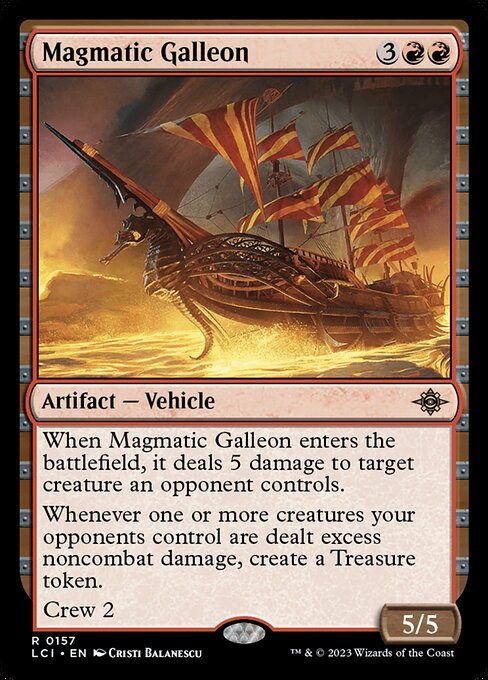 マグマ用ガレオン船/Magmatic Galleon [LCI] [FOIL]