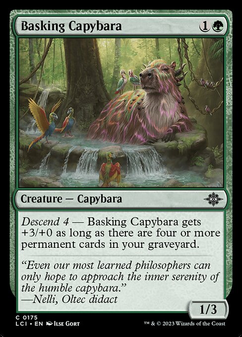 日を浴びるカピバラ/Basking Capybara [LCI] [FOIL]