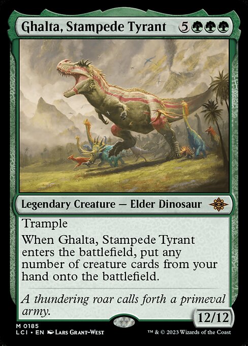 暴走暴君、ガルタ/Ghalta, Stampede Tyrant [LCI] [FOIL]