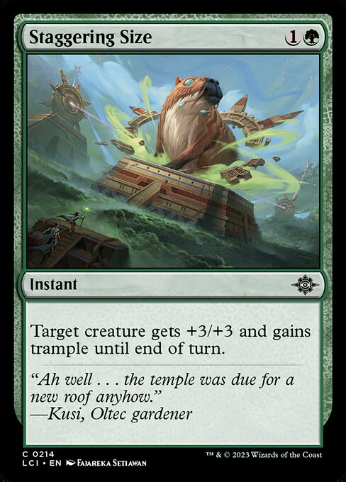 圧倒的巨体/Staggering Size [LCI] [FOIL]