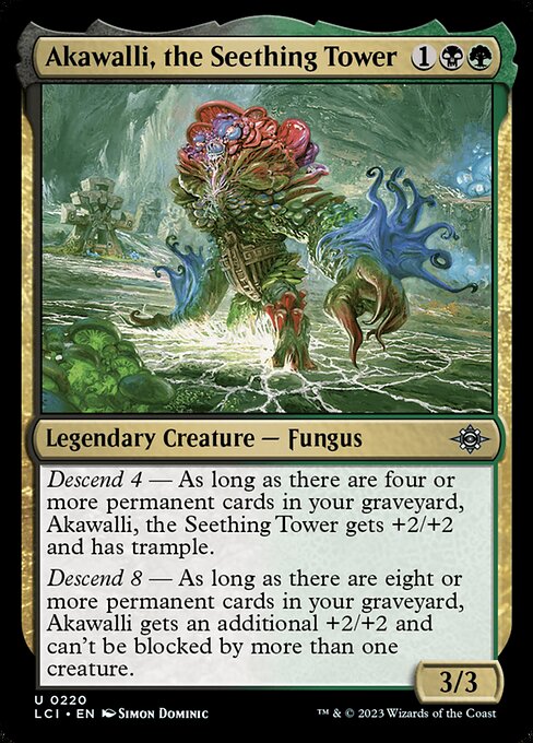 煮えたぎる塔、アカワリ/Akawalli, the Seething Tower [LCI]