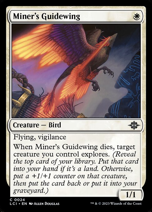 鉱夫の導鳥/Miner's Guidewing [LCI] [FOIL]