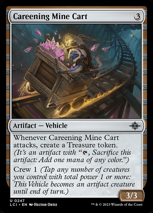 暴走トロッコ/Careening Mine Cart [LCI] [FOIL]