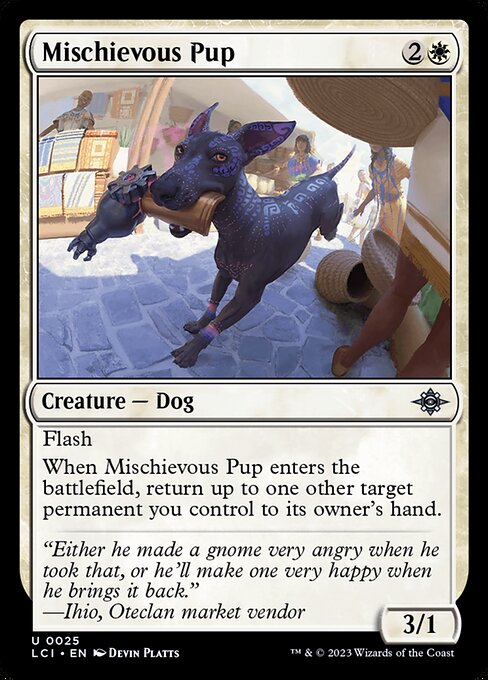 悪戯好きの子犬/Mischievous Pup [LCI] [FOIL]