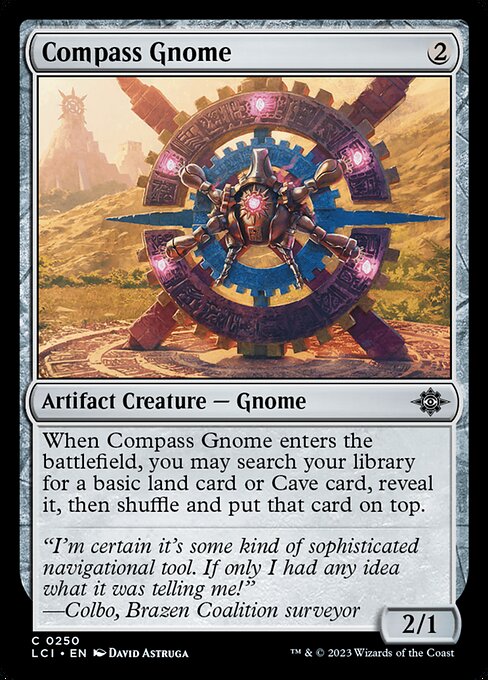 コンパスのノーム/Compass Gnome [LCI] [FOIL]