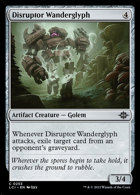 歩く彫像の攪乱者/Disruptor Wanderglyph [LCI] [FOIL]
