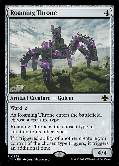 うろつく玉座/Roaming Throne [LCI] [FOIL]