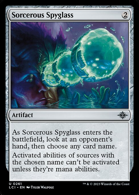魔術遠眼鏡/Sorcerous Spyglass [LCI] [FOIL]
