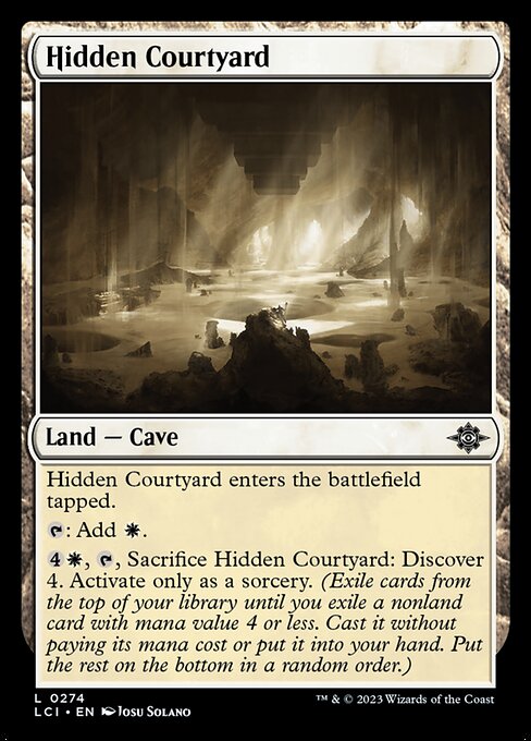 隠された中庭/Hidden Courtyard [LCI] [FOIL]