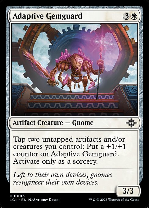 順応する宝石護り/Adaptive Gemguard [LCI] [FOIL]