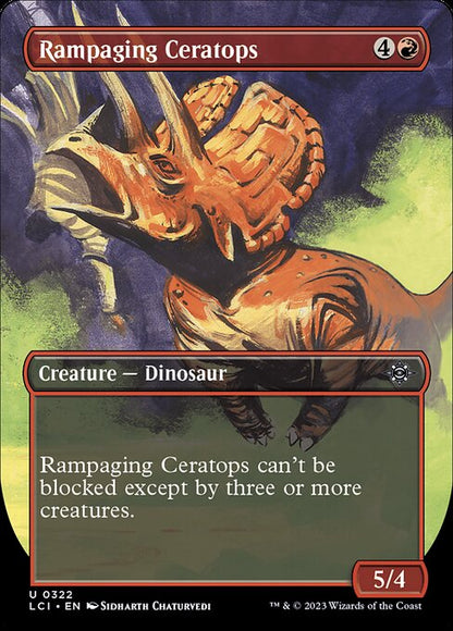 暴走するケラトプス/Rampaging Ceratops [LCI-BF][ボーダーレス][FOIL]