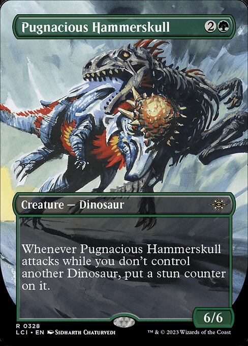 好戦的な槌頭/Pugnacious Hammerskull [LCI-BF][ボーダーレス][FOIL]
