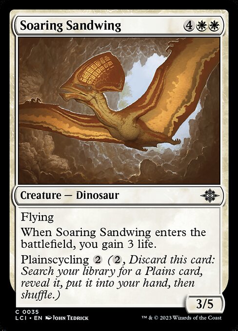 飛翔する砂翼/Soaring Sandwing [LCI] [FOIL]