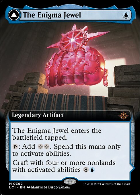 奇怪な宝石/The Enigma Jewel - 啓蒙の神座/Locus of Enlightenment [LCI-BF][拡張アート][FOIL]