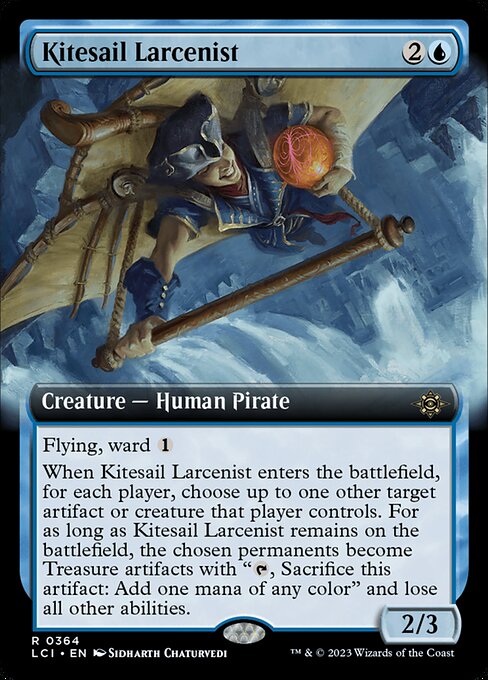 帆凧の窃盗犯/Kitesail Larcenist [LCI-BF][拡張アート][FOIL]