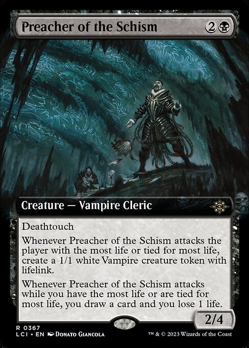分派の説教者/Preacher of the Schism [LCI-BF][拡張アート][FOIL]