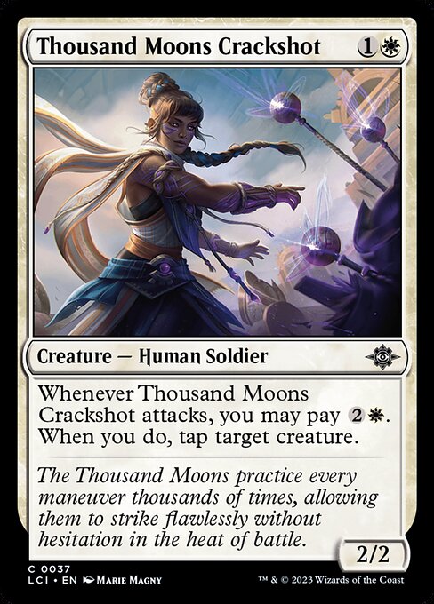 千の月の撃ち手/Thousand Moons Crackshot [LCI] [FOIL]
