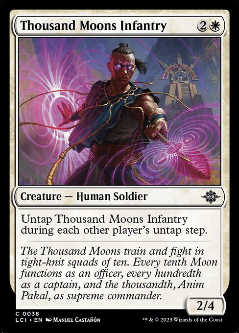 千の月の歩兵/Thousand Moons Infantry [LCI] [FOIL]